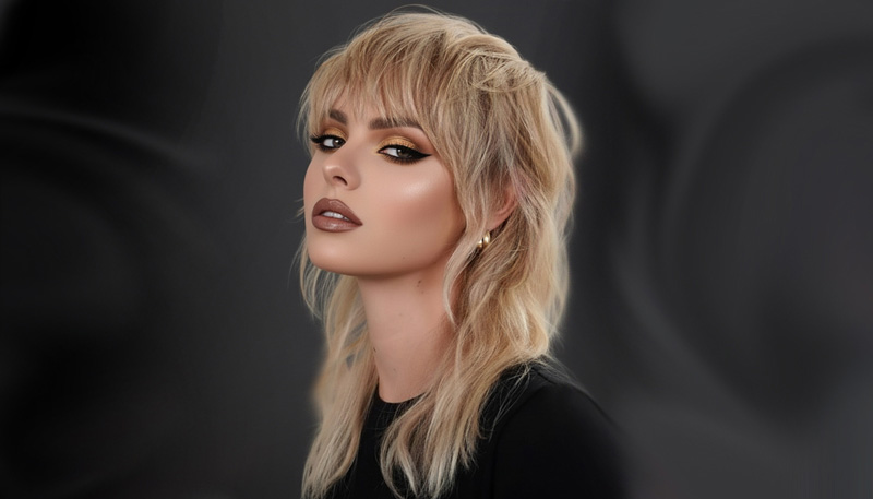 LAYERED HAIRCUTS WITH BANGS